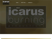 Tablet Screenshot of icarusburning.com